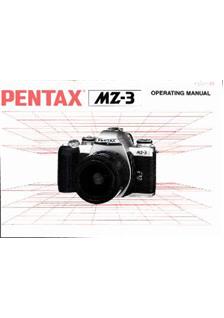 Pentax MZ 3 manual. Camera Instructions.